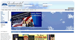 Desktop Screenshot of books.fundamentalbaptistbooks.com